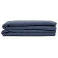 thumbnail image 5 of 2-Pack Full Size Flat Sheets Only, Premium Navy Blue Bedsheets, 80" x 94" Full Size Top Sheet Stays Tucked on Deep Mattresses, Flat Sheet Set of 2, Dark Blue, 5 of 5