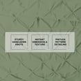 thumbnail image 3 of Kotton Culture 3Pc King Size Pinch Duvet Cover Set 100% Egyptian Cotton 1000 TC Moss, 3 of 4