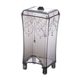 thumbnail image 4 of Hytrove 1 Pce Coussinets Faciaux Coton Support Rond Plastique Gris Pâle Rangement pour Coussinets en Coton pour Femmes, 4 of 8