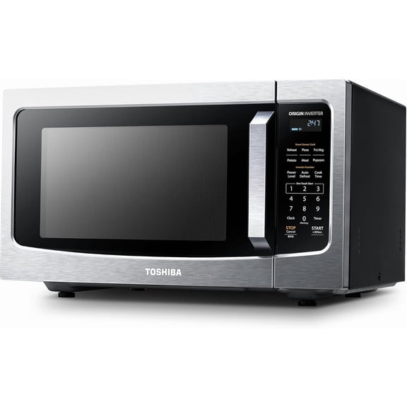 Countertop Microwave Oven with Inverter Technology, Kitchen Essentials, Smart Sensor, Auto Defrost, 1.6 Cu.ft, 13.6