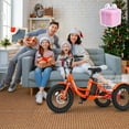thumbnail image 6 of ABORON 16" Kids Electric Tricycle for Beginner Riders, 3 Wheel Electric Bikes for Boys Girls, 250W 24V Fat Tire Electric Trike, Aluminum Frame Motored Trike with Adjustable Seat and Removable Battery, 6 of 11
