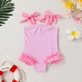 thumbnail image 2 of MAMAMI Baby Girls Swimsuit Summer Stripe One-Piece Bathing Suit for Girl,Size 9M-4Y, 2 of 8