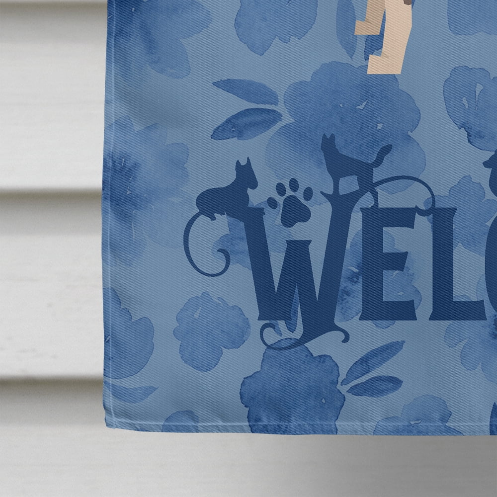 American Hairless Terrier Welcome Flag Canvas House Size