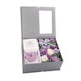thumbnail image 3 of Caja de Regalo de Flor de Jabon Rosa Perfecl Jabon Floral para el Día Aniversario Navidad Violeta, 3 of 8