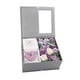 thumbnail image 3 of Caja de regalo de flores de jabón de rosas, para siempre para mamá, jabón de baño de flores romántico, caja, para Violeta, 3 of 9