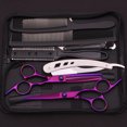 thumbnail image 1 of Professional Haircutting Scissor Set, Purple, 1 of 6