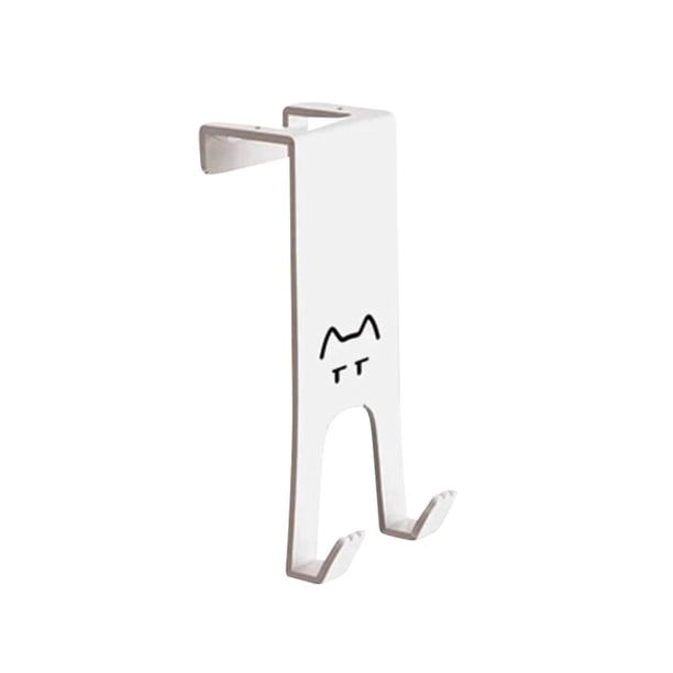 Perchero para colgar detrás de la puerta, sin perforaciones, para colgar en la pared, plegable, con estructura de metal, para dormitorio, organizador de armarios de cocina, resistente,