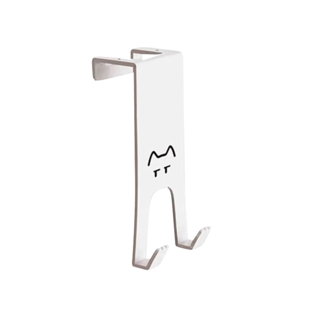 Hanger And Storage Rack Behind The Door No Punching Kitchen Cabinet Door Wall Mounted Clothes Rack For Storing Clothes Hats Keys