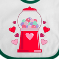 thumbnail image 4 of Inktastic Valentine's Day Gum-Ball Machine Boys or Girls Baby Bib, 4 of 4