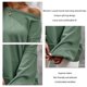 thumbnail image 5 of Sudadera con cuello redondo para mujer, moda informal, holgada, manga farol, retales, jersey para mujer, Tops para otoño invierno, verde L, 5 of 6
