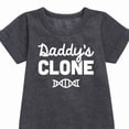 thumbnail image 2 of Instant Message - Daddy's Clone - Toddler & Youth Girls Fleece Dress, 2 of 5