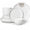 White, variant on 12-Piece Stoneware Dinnerware Set Assorted Colors For 4