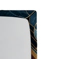thumbnail image 3 of Ambesonne Lake Fitted Sheet, Fibonacci Details Mountains, Queen Size, Raspberry Pale Teal Blue, 3 of 3