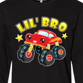 thumbnail image 4 of Inktastic Monster Truck Little Bro Long Sleeve T-Shirt, 4 of 5