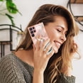 thumbnail image 6 of TECH CIRCLE For Galaxy S24 Case,360 Rotatable Marble Pattern Shiny Ring Holder Kickstand Soft TPU Girls Women Case Shockproof Protective Phone Case for Samsung Galaxy S24 6.1" 2024,Gold, 6 of 6