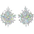 thumbnail image 1 of WREESH Exquisite Acrylic Chest Sticker Diamond Art Carnival Party Chest Decoration, 1 of 1