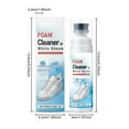 thumbnail image 3 of Kit limpiador de calzado para zapatillas, espuma sin agua, ideal para tenis, running, golf, PU, nobuk y suelas. Limpiador de calzado blanco para la mayoría de los zapatos., 3 of 8