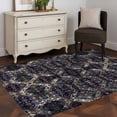 thumbnail image 3 of Modern Black, Runner Rug 2.7x5 FT, Non Slip Entryway Carpet, Abstract Rustic Chic Geometric Bohemia Washable Soft Floor Carpet Entrance Mat Non-Shedding Throw Rug for Hallway Laundry Room Bedside, 3 of 9