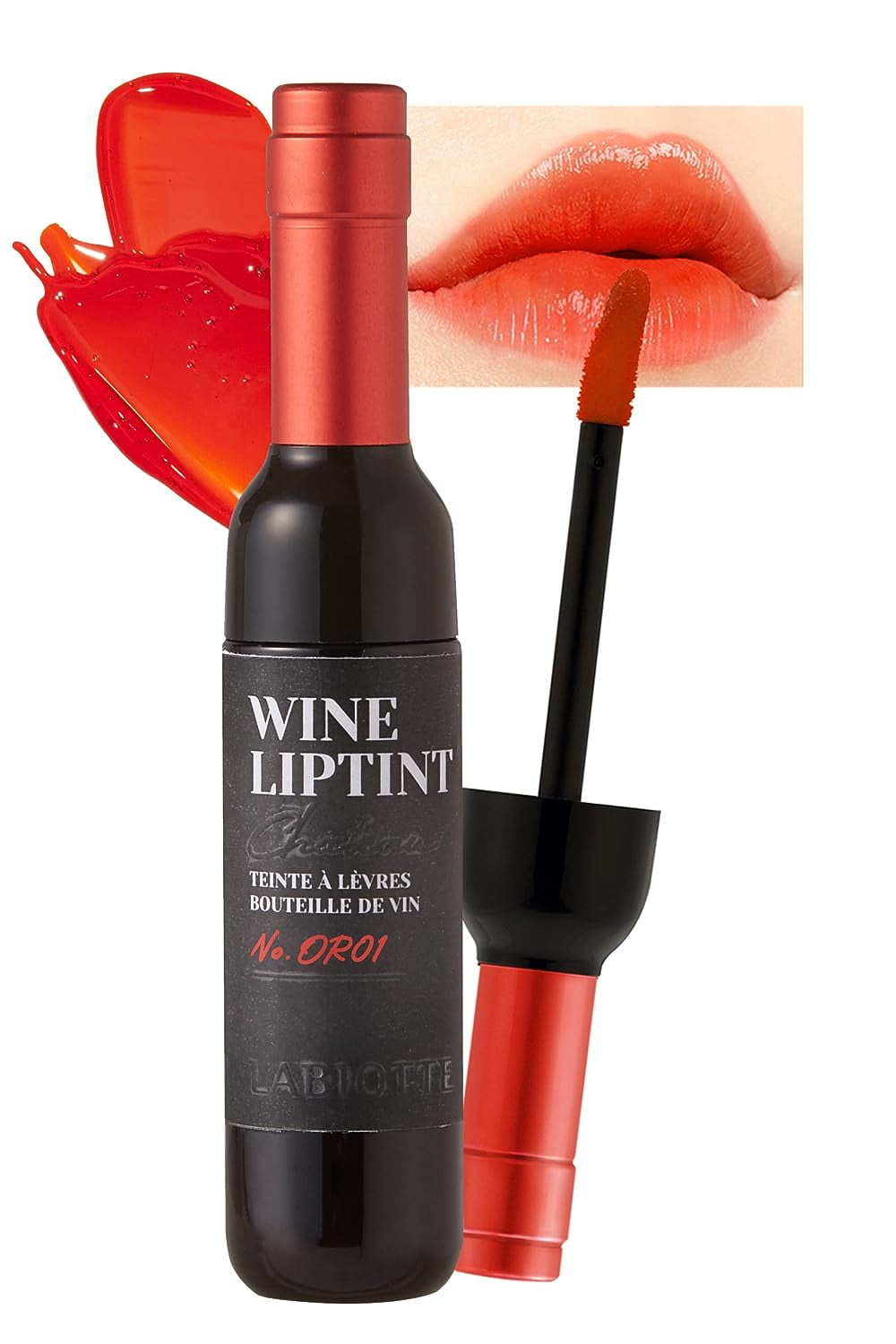 LABIOTTE Chateau Wine Lip Tint Chardonnay Orange 0.24 Fl Oz Korean Lip