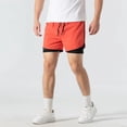 thumbnail image 2 of Pantalones cortos deportivos para hombre, para correr, para entrenamiento, gimnasio, fitness, secado rápido, para sudar, 2 of 5