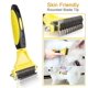 thumbnail image 4 of Dog Brush Cat Brush Grooming Comb, 23+12 Double Sided Undercoat Rake Dematting Deshedding Tool for Long Hair Pets Cat Dog Slicker Shedding Brushes Eff, 4 of 5