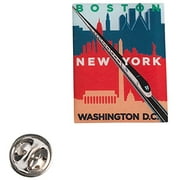 Amtrak Acela Collector Edition Michael Schwab Acrylic Lapel Hat Pin