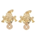thumbnail image 1 of 5Pcs Feng Shui Pocket Toad Frogs Fortune Keychain Charm Bag Pendant Home Decor, 1 of 5