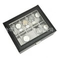 thumbnail image 2 of Wooden 10-bit Watch Box Spot Goods In Black Carbon Fiber Pu Leath, 2 of 5