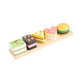 thumbnail image 4 of Juguetes de madera apilables y clasificadores, bloques apiladores y clasificadores de formas, rompecabezas de emparejamiento para preescolar Alimento, 4 of 9
