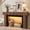 Brown, variant on Seetech 63" Long Console Table with Motion Sensor LED lighting, Wood Sofa Table Behind Couch, Entryway Table for Living Room, Hallway, Brown