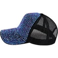 thumbnail image 2 of LINLIN Baseball Hat, Fashion Diamond Studded Baseball Cap Personality Rhinestone Cap Outdoor Sun Shade Cap for Men Women Peaked Cap Sports Cap, 2 of 4