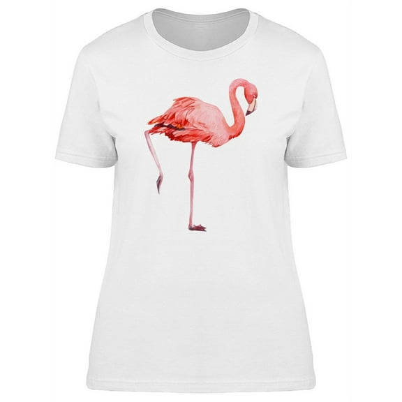 Flamingo With Feet Up T-Shirt Women -Image by Shutterstock, Female Large