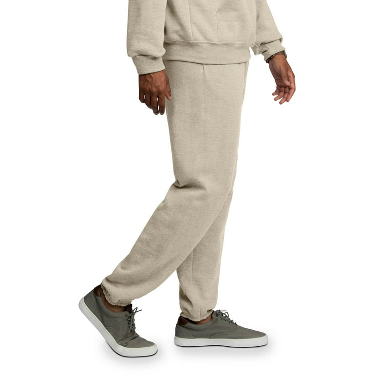 Fruit of the Loom Men s EverSoft Fleece Elastic Bottom Sweatpants with Pockets