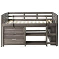 thumbnail image 2 of Donco Kids Lit Mezzanine Bas Modulaire à Lames Combo B, Simple, Gris Antique, 2 of 5