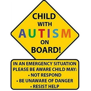 10 DOLLAR DONATION Autism Awareness Sticker for Car Window 