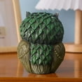 thumbnail image 3 of Artpaul Owl Decorations for Home Small Owl Decor Figurines Shelf Decor Home Office Living Room Decorations Birthday Gifts, 3 of 6