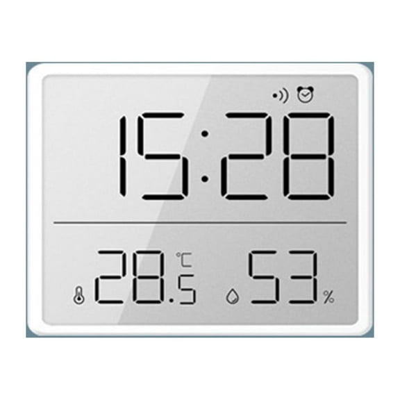 Alarm Clock Large Screen Magnetic Plastic Voice Control CR2030 Battery