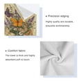 thumbnail image 4 of 3 Piece Bath Towels Set Bath Towel, Hand Towel and Face Towel for Bathroom, Gym, Hotel Butterflies and Lavender Pattern, 4 of 8
