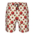 thumbnail image 4 of Kdxio Fruit Apples Pattern Mens Casual Shorts - Drawstring Summer Beach Sports Shorts for Men, 4 of 9