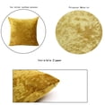 thumbnail image 4 of Funda de cojín 50x50cm funda de cojín cuadrado corto de terciopelo de felpa para sofá dorado Magideal Funda de cojín, 4 of 7