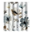 thumbnail image 4 of Vggrvlo 15 & Under Stall Fabric Shower Curtain with 12 Hooks Premium PEVA Soft & Lightweight Bath Tub Machine Washable 47"x72", 4 of 6
