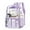 Purple, variant on Clear Backpack for Women Men, Heavy Duty Transparent See Through Backpack, Waterproof Clear bookbag, Plastic Backpacks for School,Stadium Events,Travel,Festival,Work,Concert