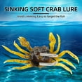thumbnail image 6 of 8pcs ProFisher Silicone Soft Crab Fishing Lures, 3D Realistic Artificial Bait with Sharp Double Hooks, Saltwater Fishing Gear for Fresh & Saltwater Enthusiasts, 6 of 8