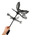 Metal Weather Vane Fence Decorations Outdoor Wind Direction Indicators