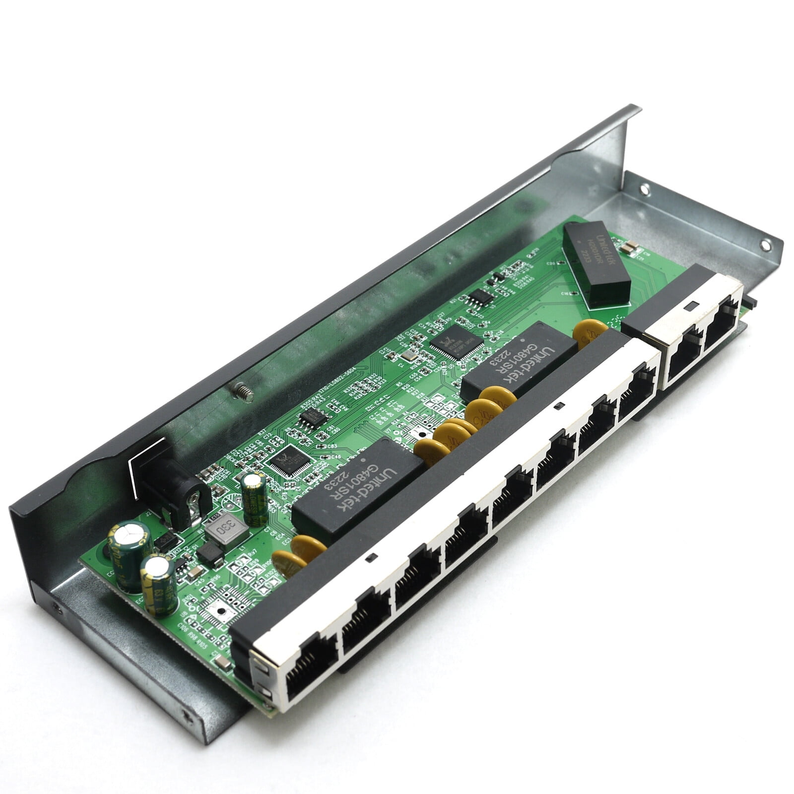 DSLRKIT 250m 10 Ports 8 PoE Switch Injector Power Over Ethernet 52V 120W max140W