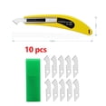 thumbnail image 2 of Cuchillo cortador de láminas de plexiglás acrílico BAISALJI con 11 cuchillas, 2 of 8