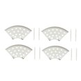 thumbnail image 4 of 4 soportes para plantas de fresa, ligeros, con estacas. Blanco, 4 of 7