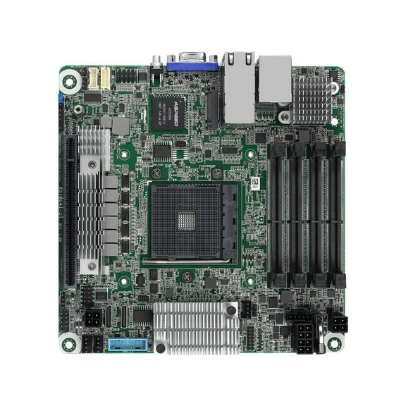 AsRock Rack X570D4I-2T Mini-ITX Server Motherboard AM4 PGA 1331 X570 AMD Ryzen 3rd Generation Series Processors