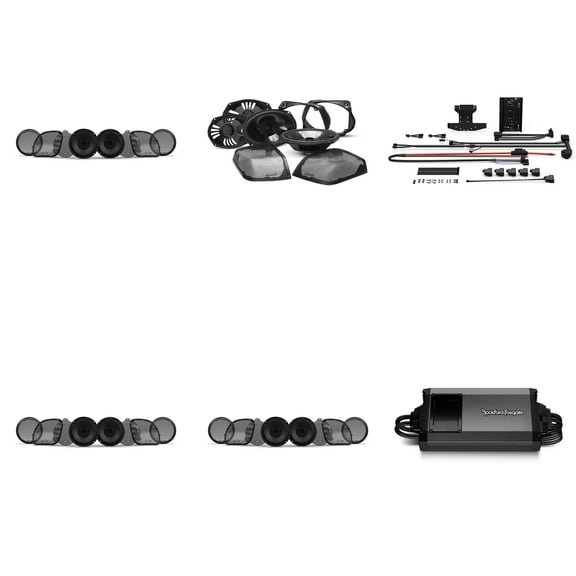 Rockford Fosgate HD14U STAGE4 Eight Speakers & Amplifier Kit Compatible With Select 14-23 HD Road Glide/Street Glide Ultra Motorcycles