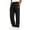 *Black, variant on VBVC Men's Drawstring Side Slit Sweatpants with Pockets , Fall Wide Leg Jogger Trousers For Men, *Blue , Large